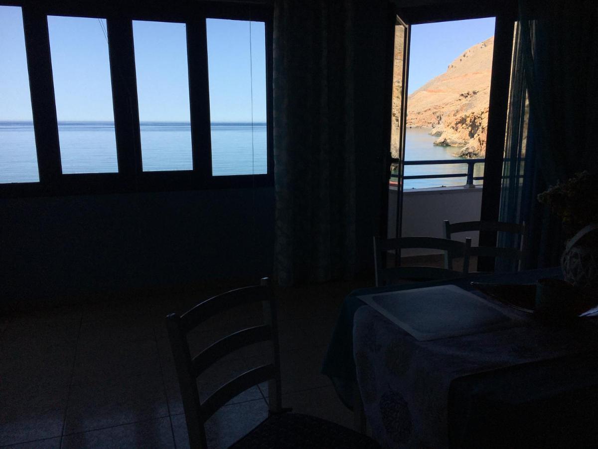 Great Sea-View Apartment. Hóra Szfakíon Kültér fotó